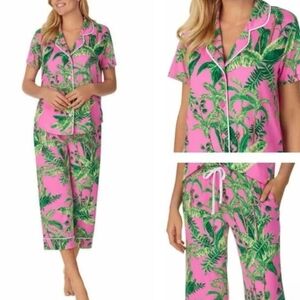 Room Service Ladies Notch Collar Capri PJ